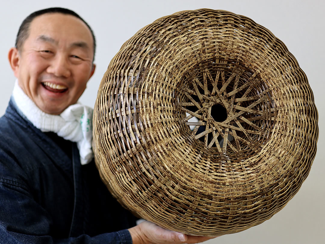 虎竹スツール、竹虎四代目（山岸義浩）