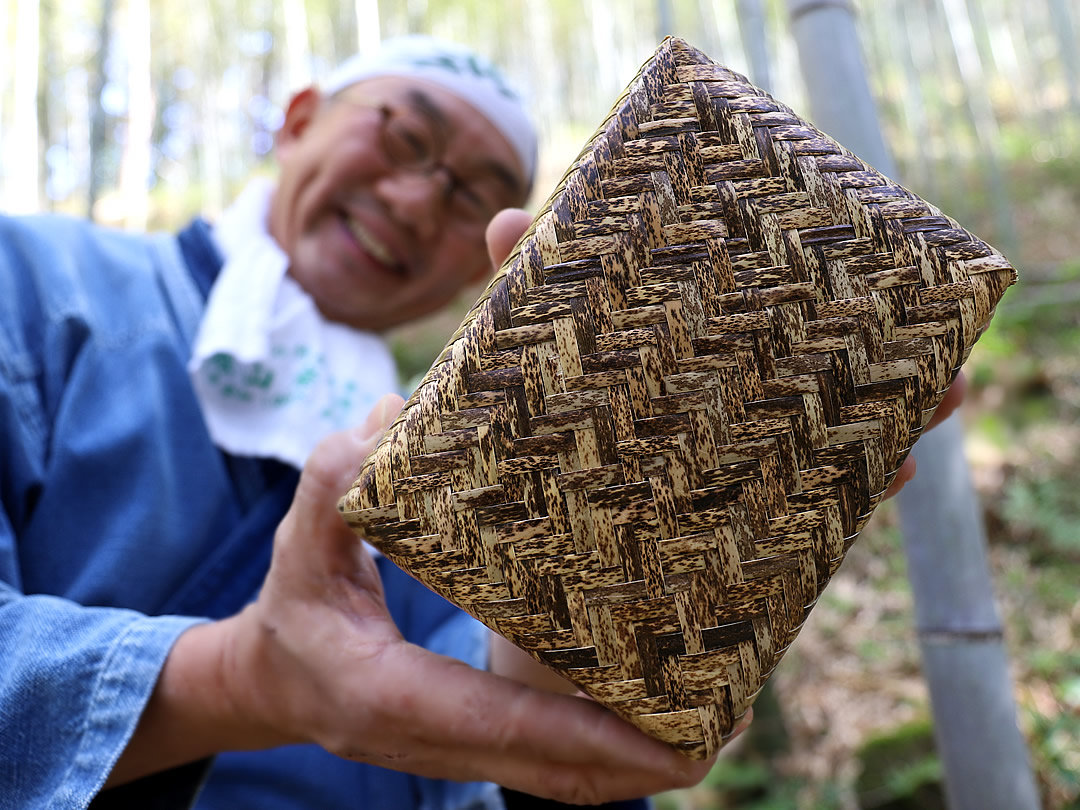 虎竹網代弁当箱