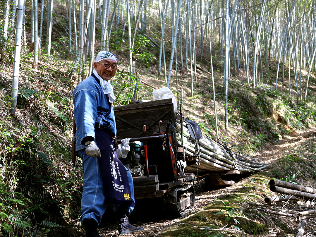 虎竹山出し、竹虎四代目（山岸義浩）