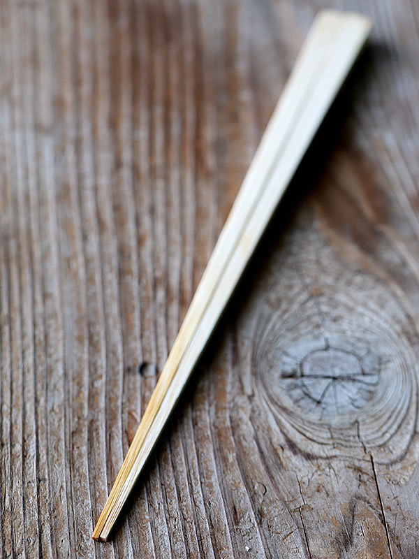 クリア塗装無の竹箸