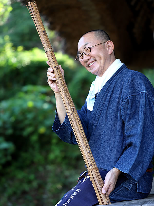 古い虎竹材、竹虎四代目（山岸義浩）