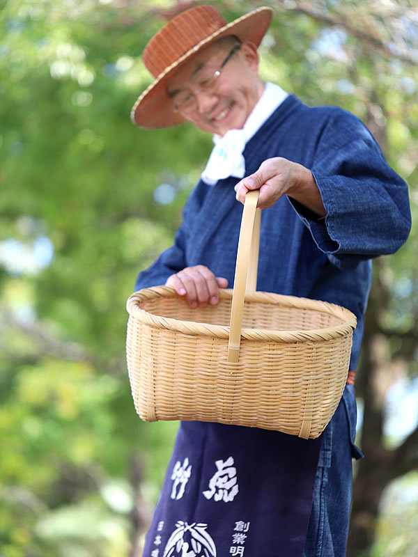 淡竹買い物籠、竹虎四代目（山岸義浩）