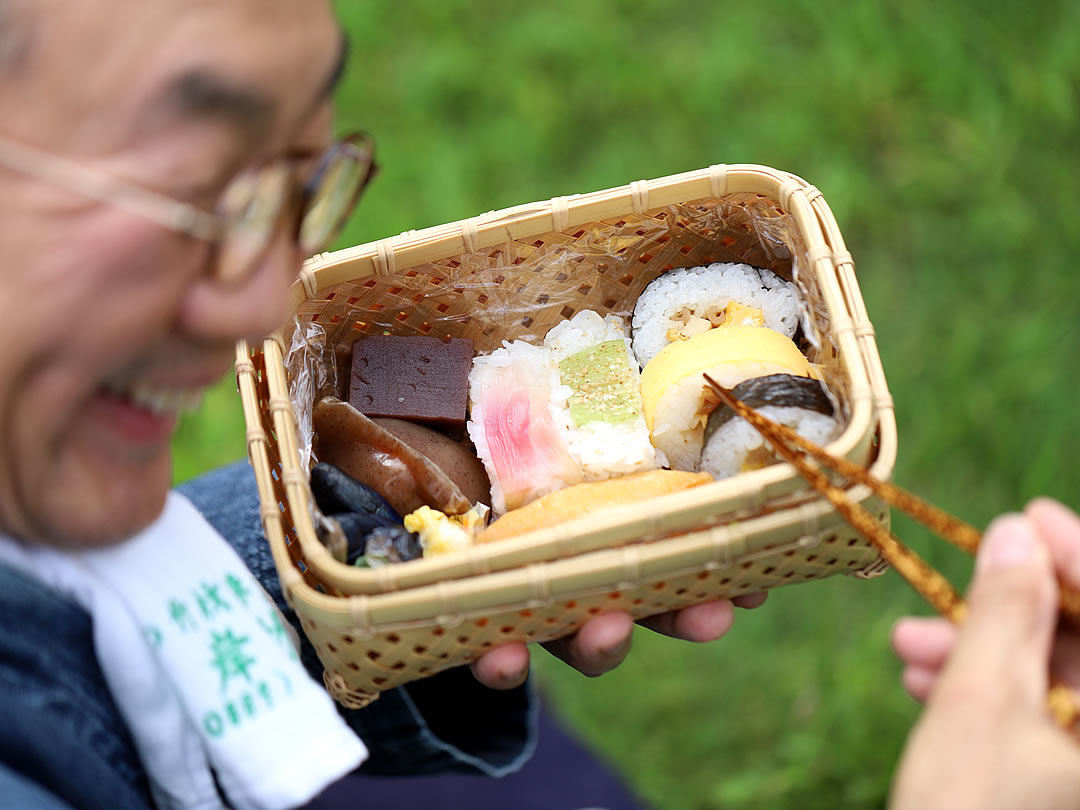 白竹四ツ目弁当箱