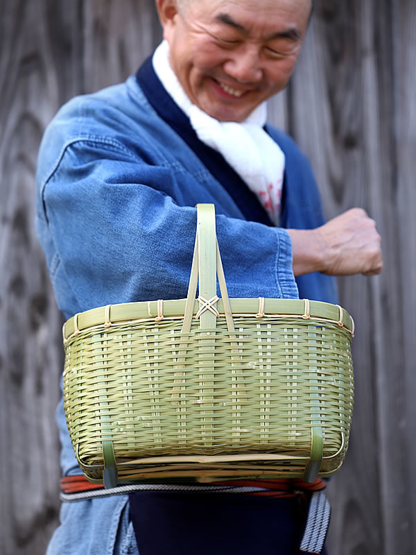 買い物籠と竹虎四代目（山岸義浩）、bamboo bag