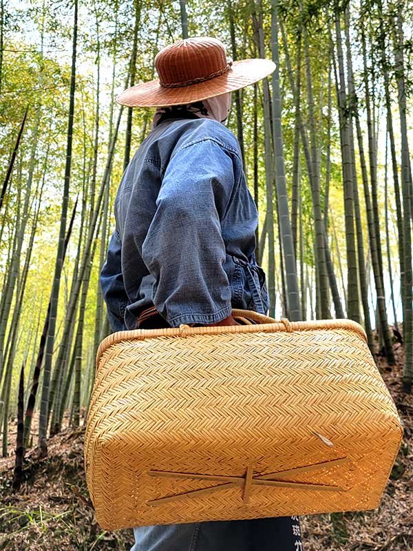 スズ竹市場籠、竹虎四代目（山岸義浩）