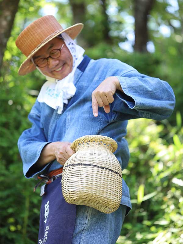 篠竹魚籠、竹虎四代目（山岸義浩）