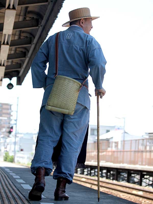 青竹ショルダーバッグ、竹虎四代目（山岸義浩）