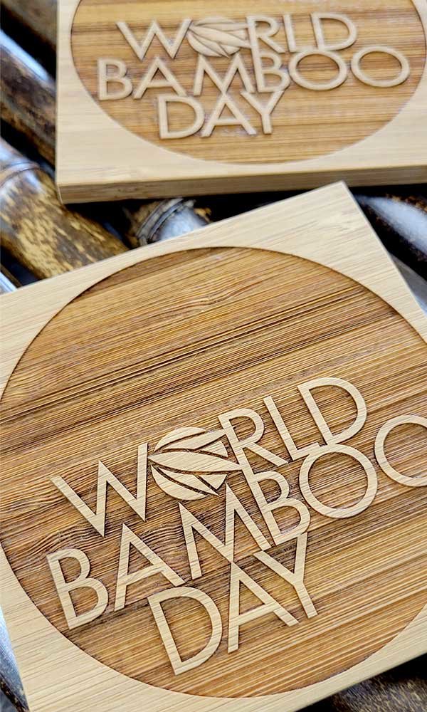 世界竹の日（World Bamboo Day）竹プレート