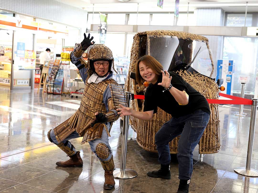 山口宇部空港、竹トラッカー