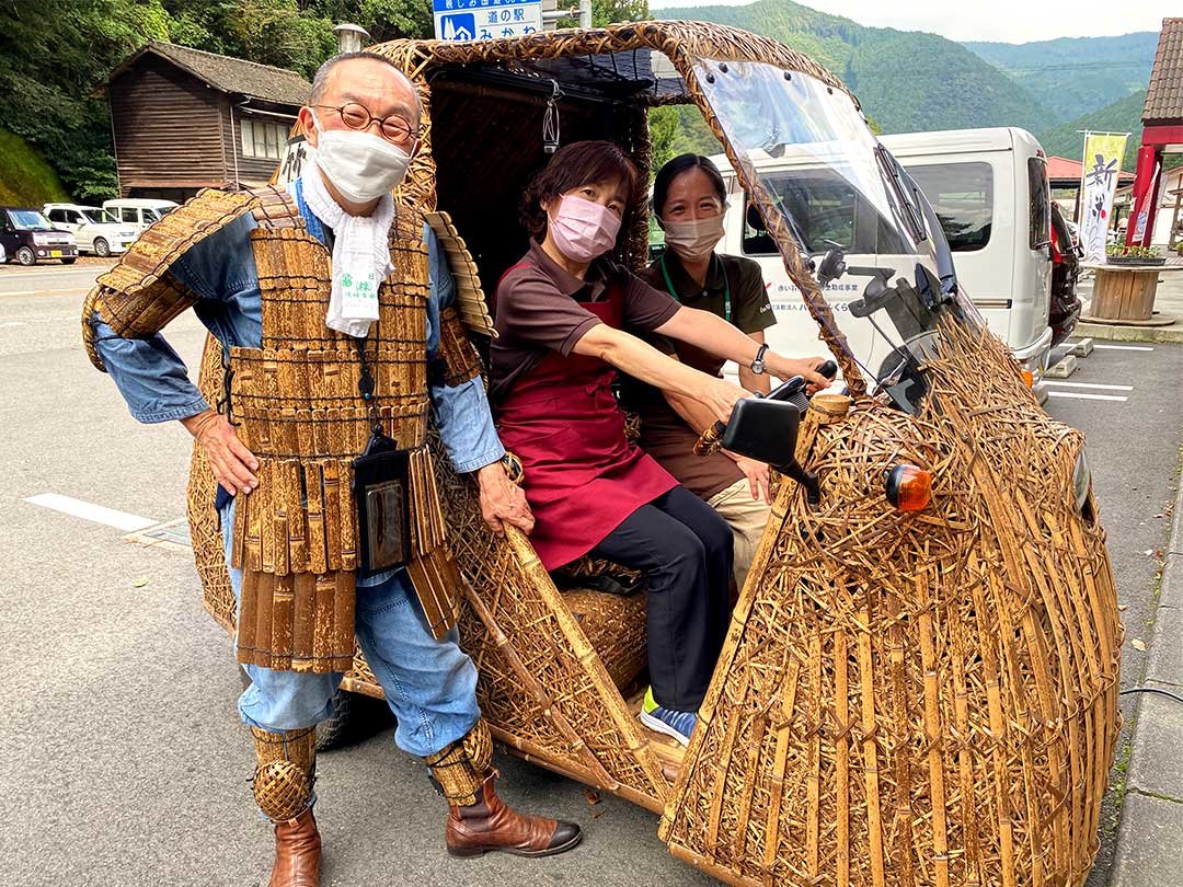 竹トラッカー道の駅みかわ、竹虎四代目（山岸義浩）