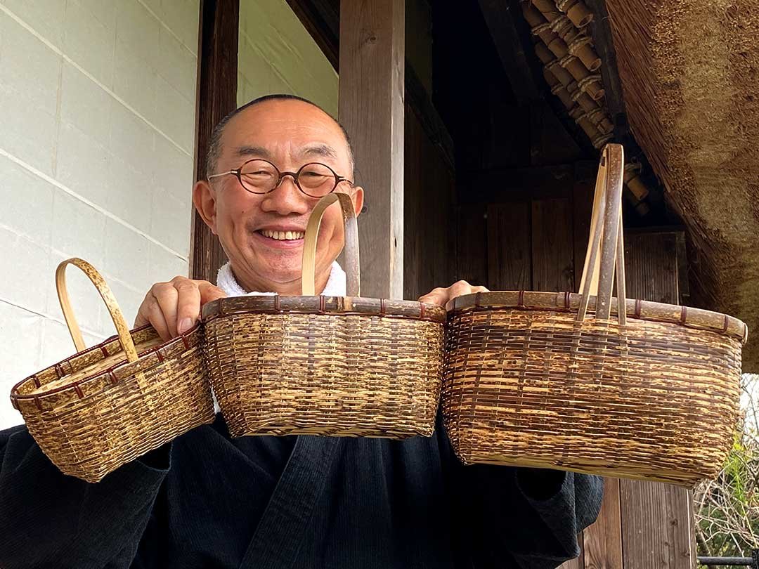 虎竹手付きミニ籠バッグの大・中・小3個セット - 竹虎四代目がゆく！