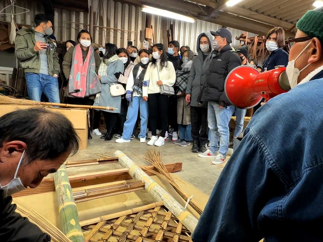 留学生竹虎見学、竹虎四代目（山岸義浩)