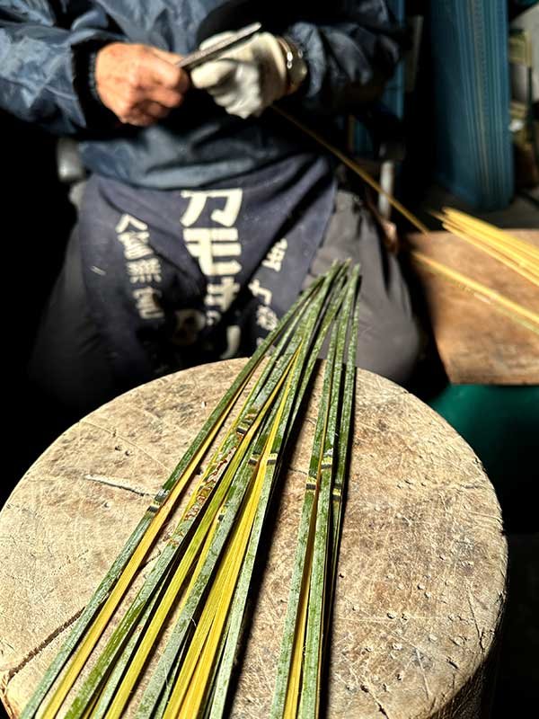 淡竹底編み