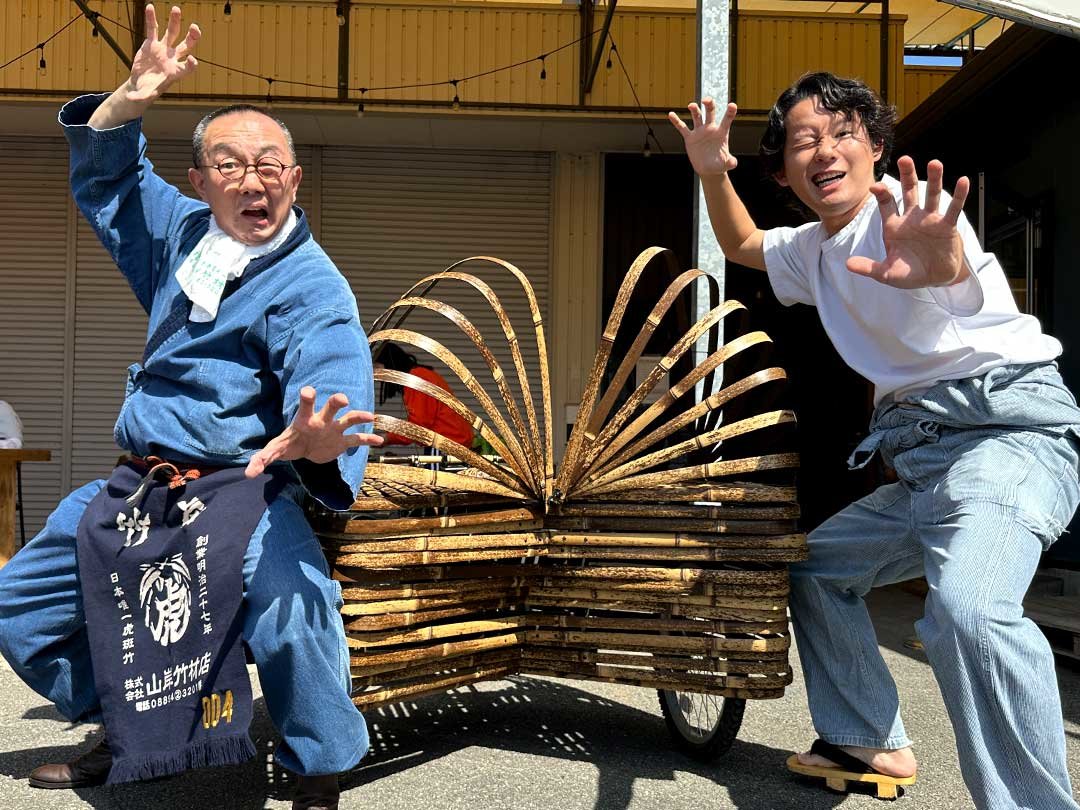 田野屋銀象、竹虎四代目（山岸義浩）