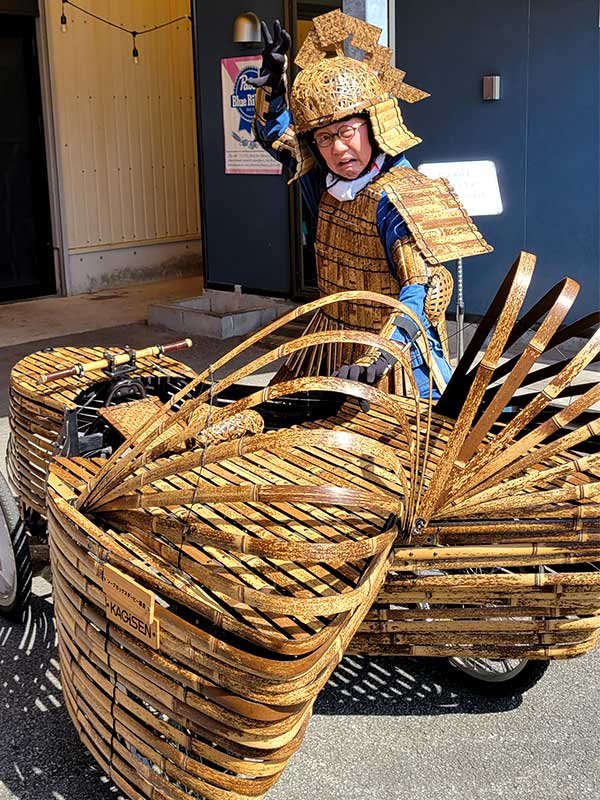 虎竹アーマー鎧、竹虎四代目（山岸義浩）