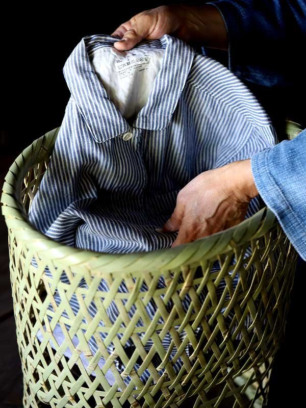青竹洗濯籠
