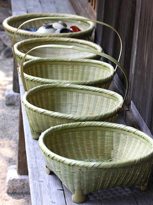 国産竹籠