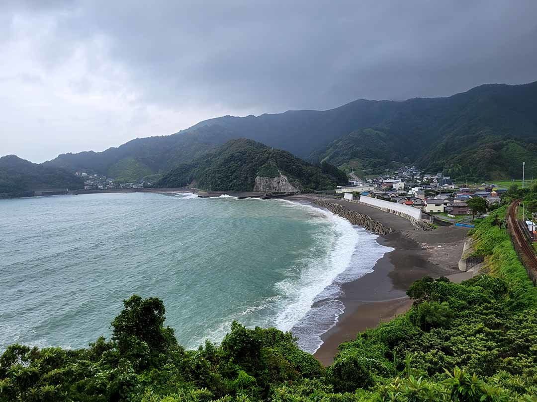 台風後の虎竹の里