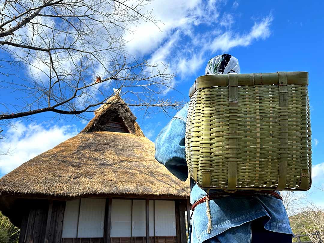 角背負い籠、竹虎四代目（山岸義浩）