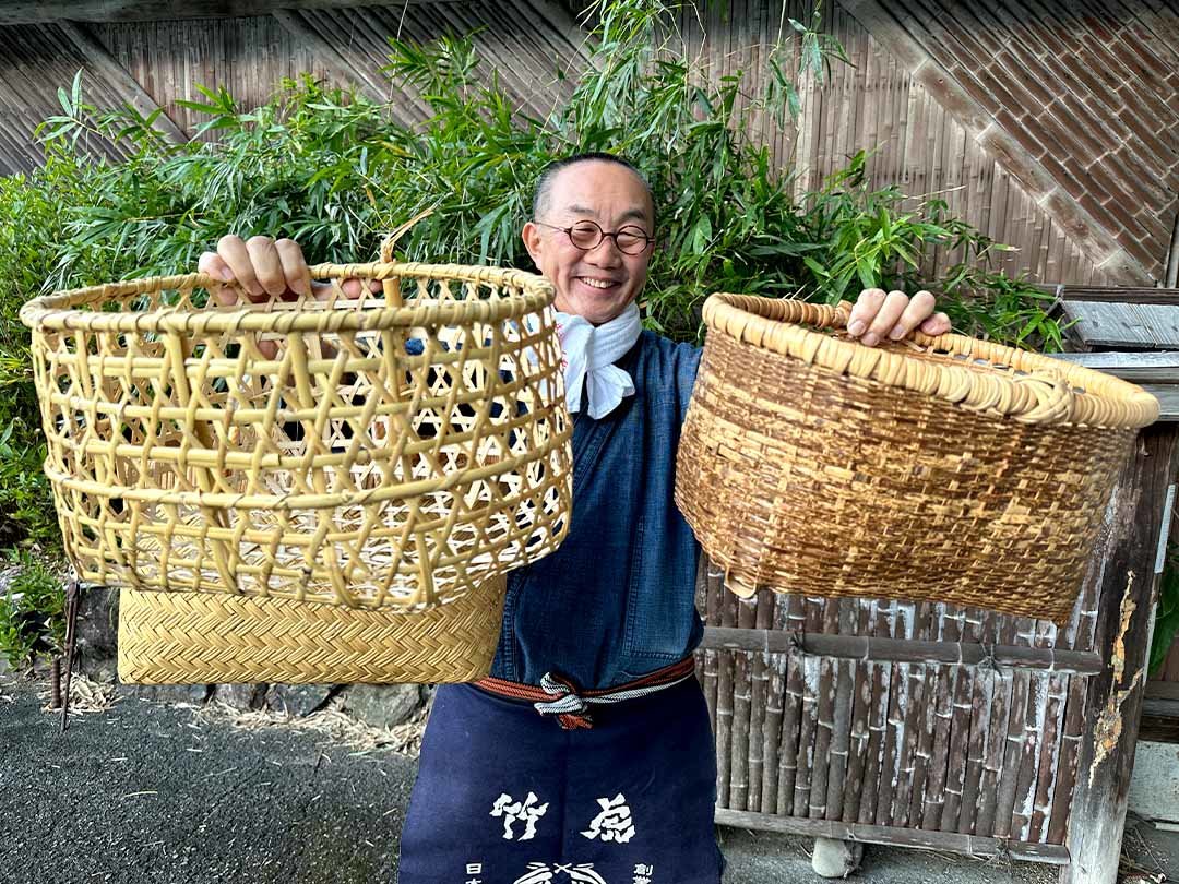 竹虎四代目（山岸義浩）、竹籠