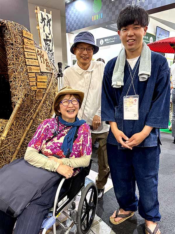 竹ざる愛用のお客様