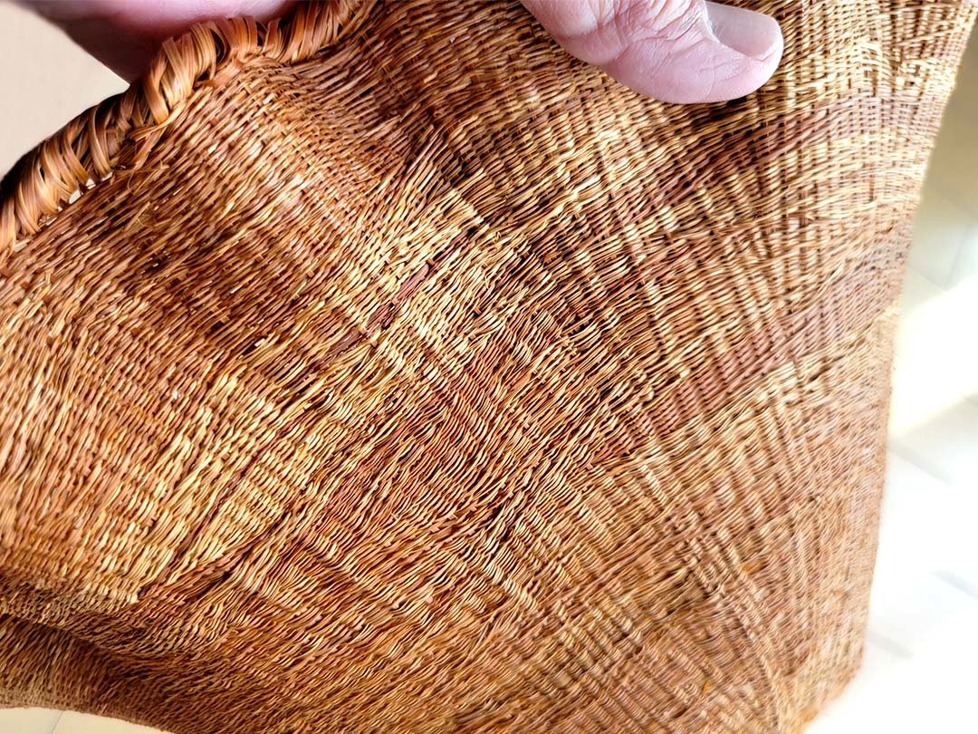 鬼塚英竹氏の竹細工