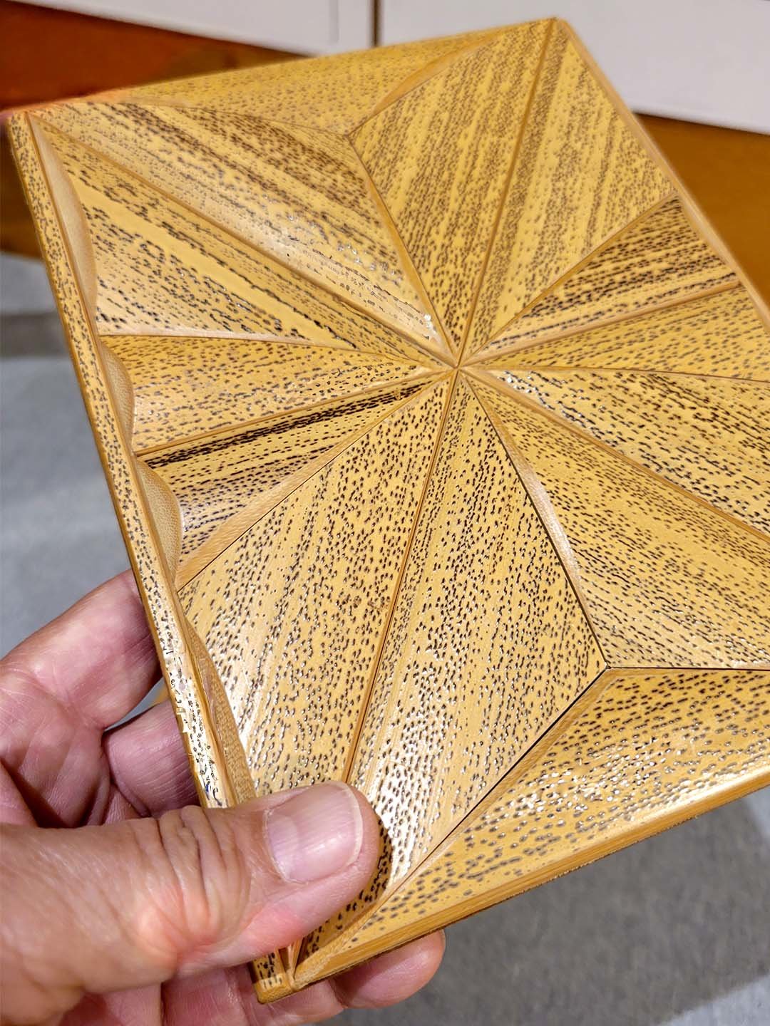 ゴマ竹ブックカバー