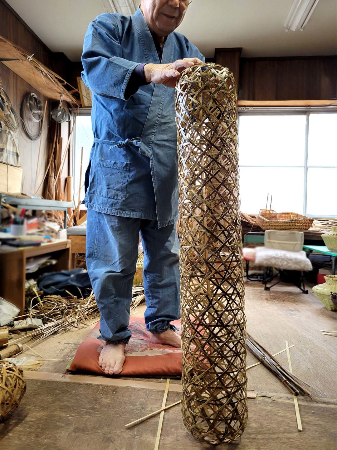 虎竹抱き枕の作り方