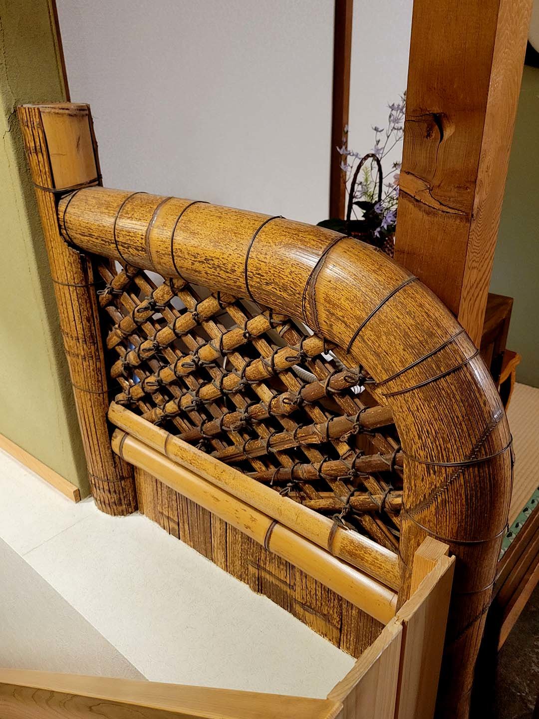 店舗使用の虎竹袖垣