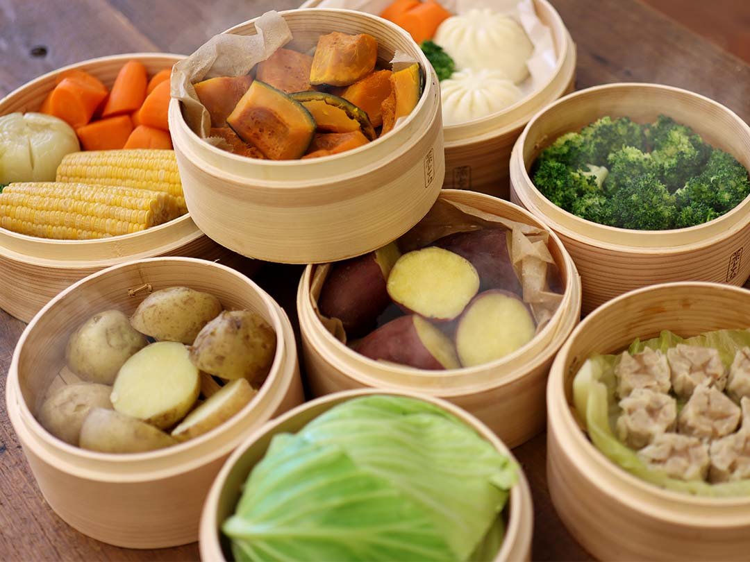 野菜をヘルシーにスチームフード