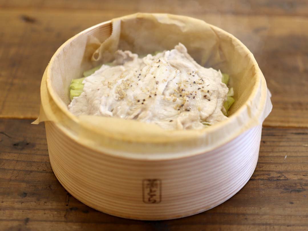 肉もヘルシー蒸篭「蒸とら」