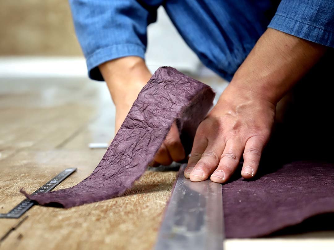 一閑張り飾り貼り