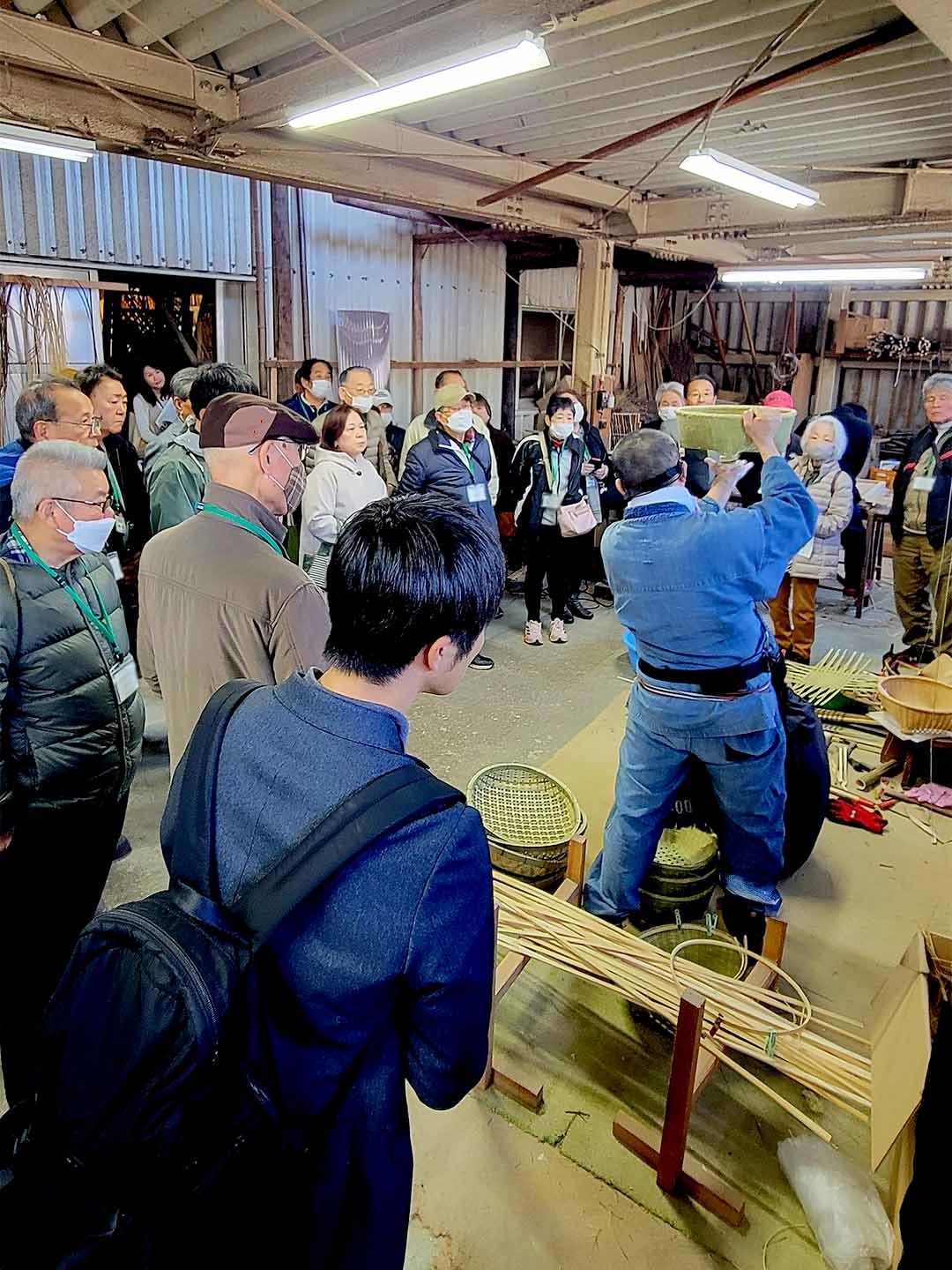 真竹茶椀籠について竹虎四代目