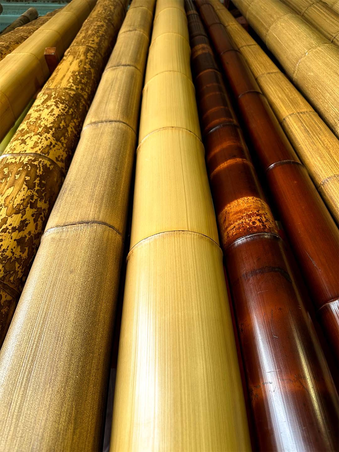 白竹、ゴマ竹、煤竹、図面竹