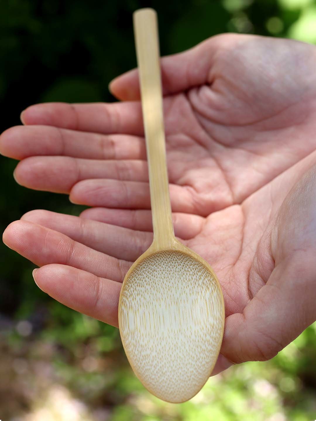 国産無塗装竹スプーン