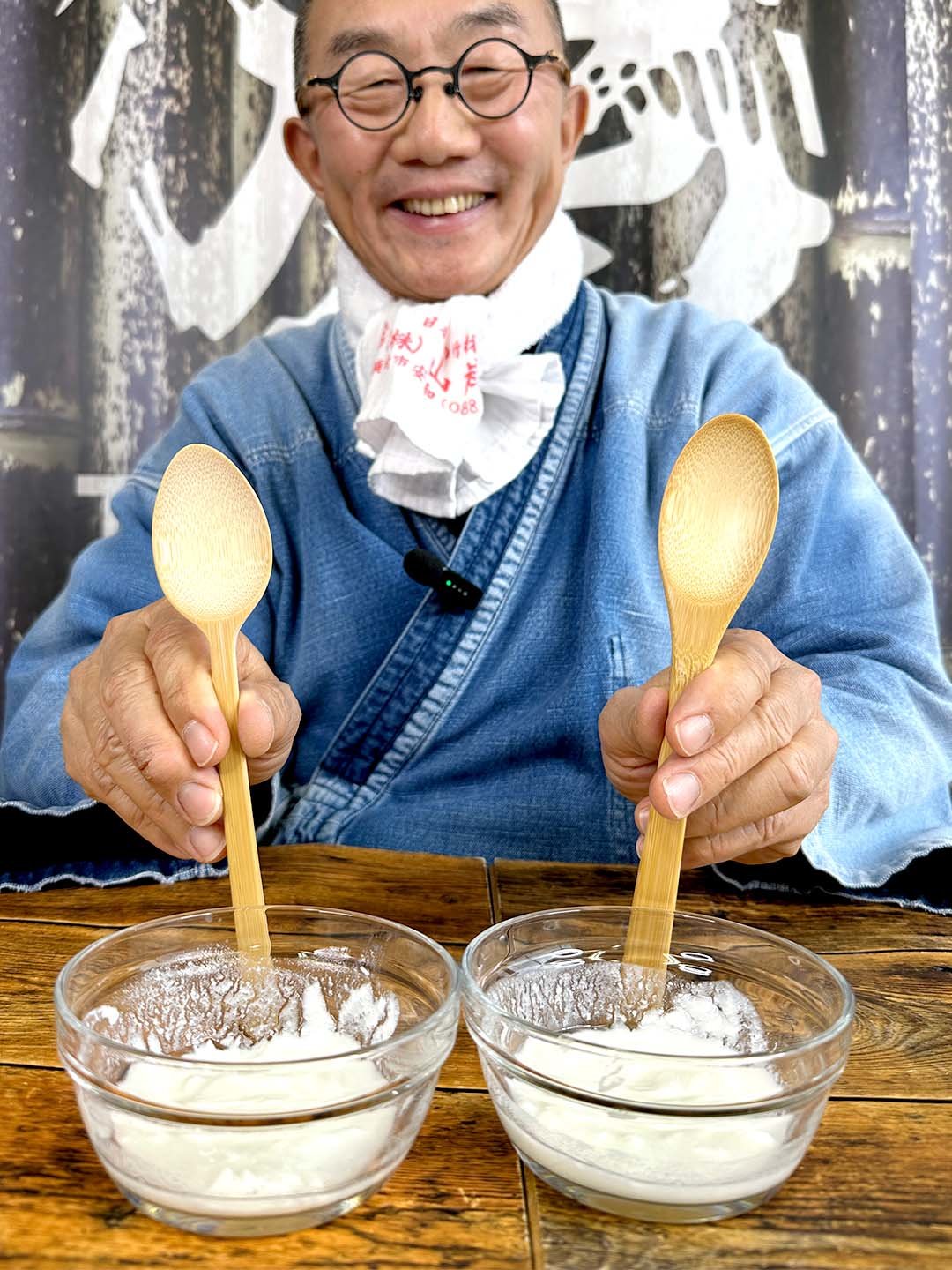 国産竹スプーン、竹虎四代目（山岸義浩）