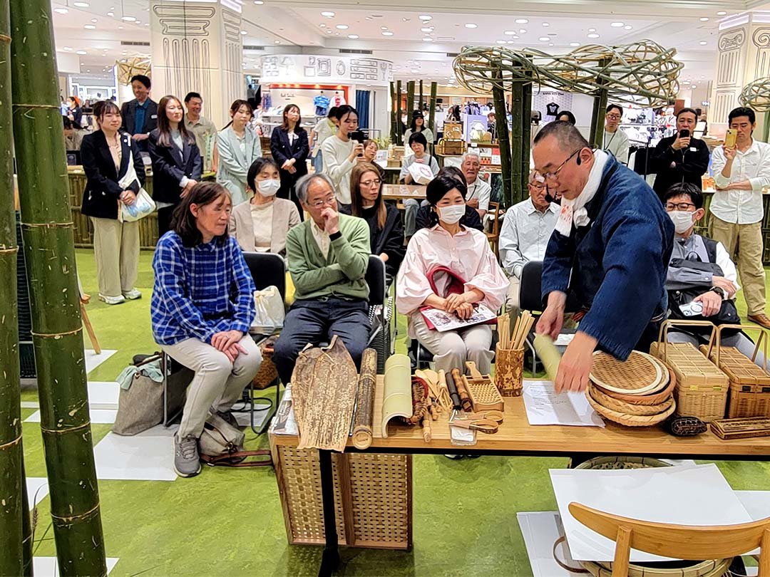 JR名古屋タカシマヤ・竹トークショー、竹虎四代目（山岸義浩）