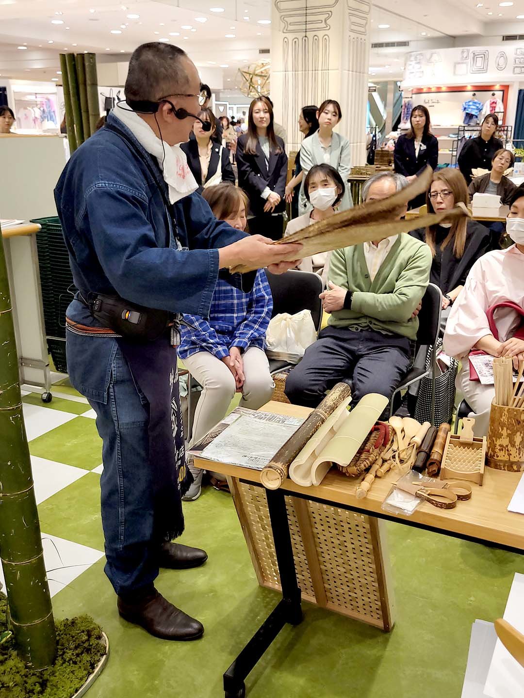 竹フェス、竹皮
