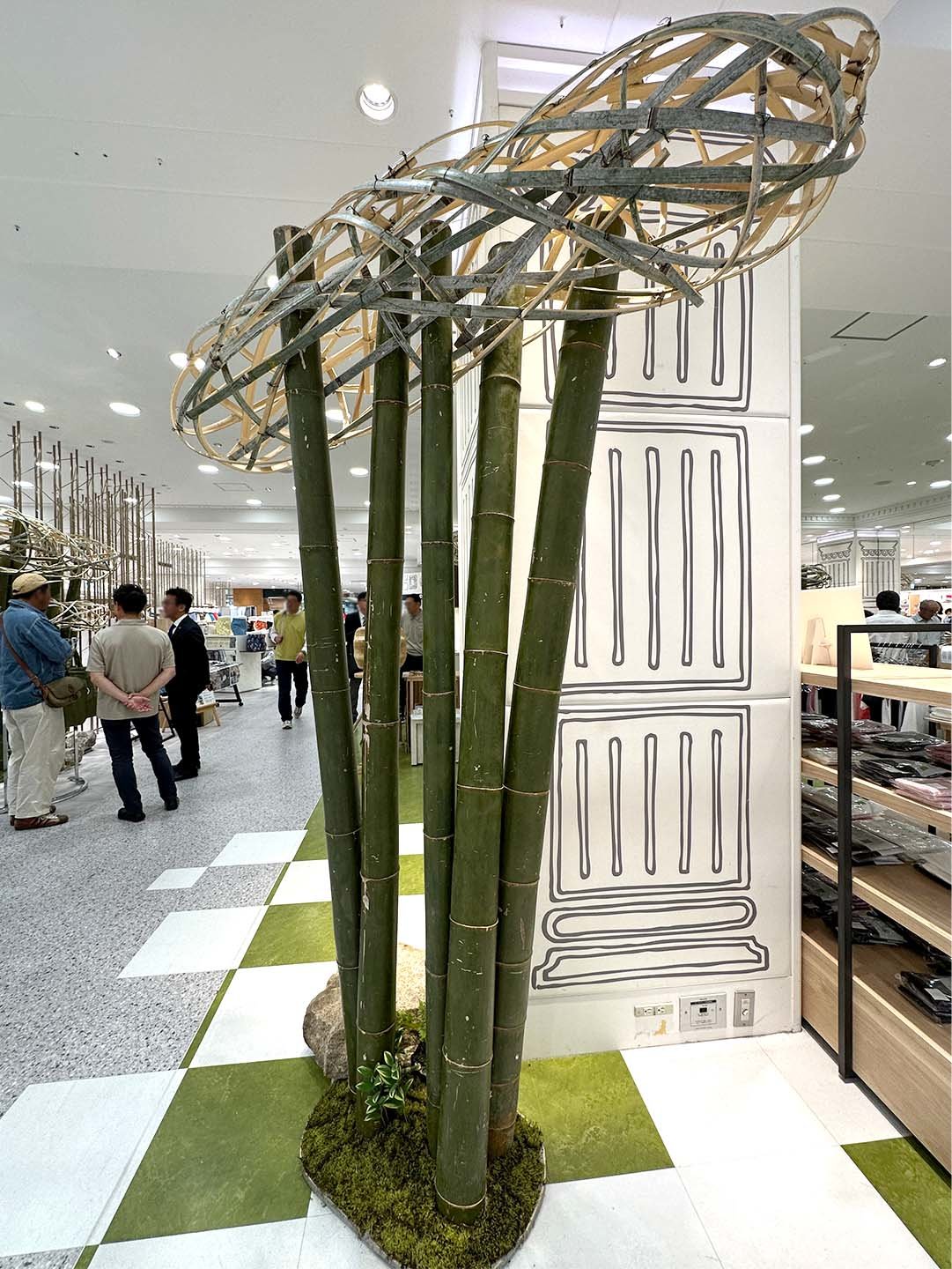 JR名古屋タカシマヤ・竹フェス孟宗竹