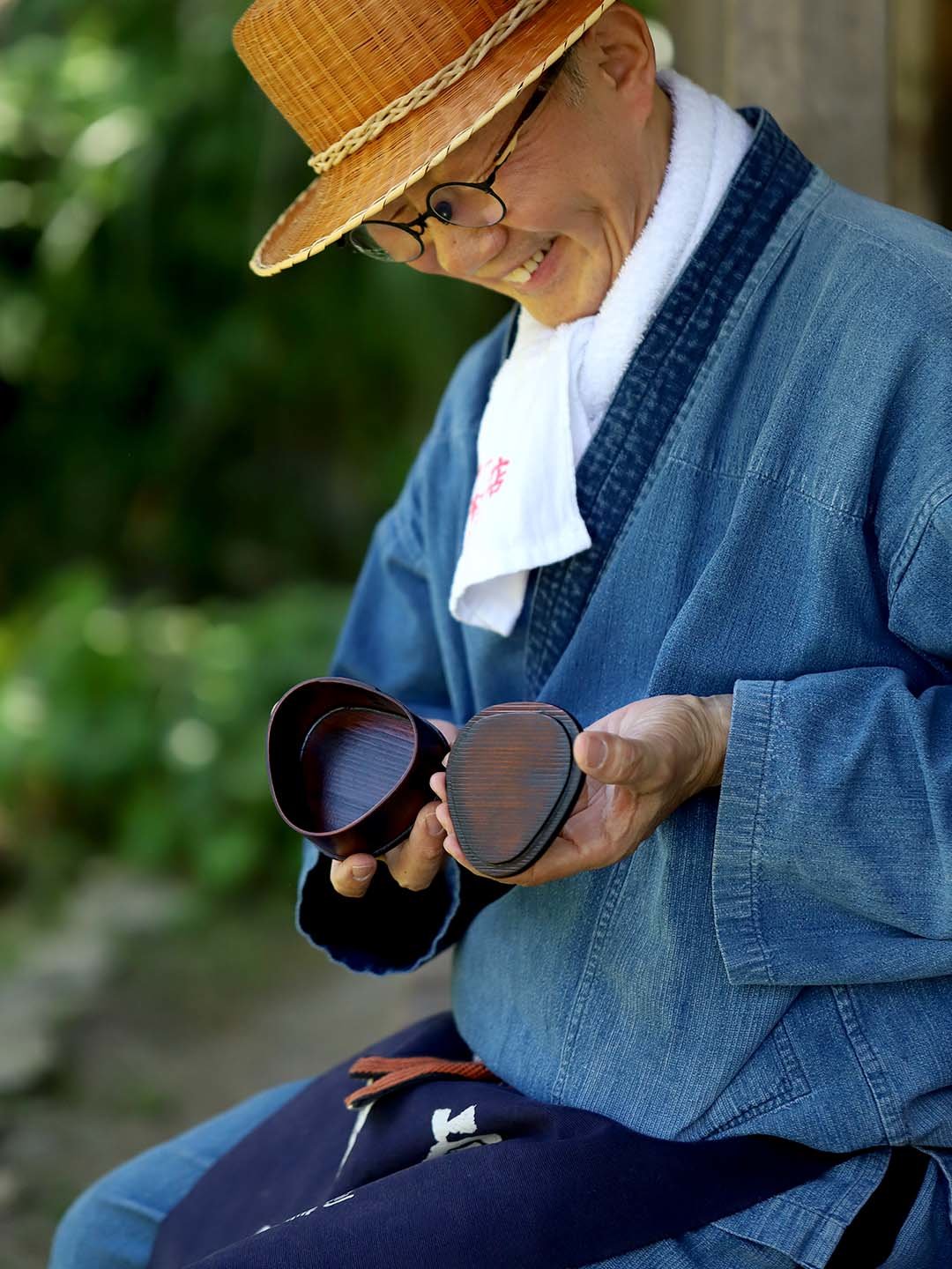 竹虎四代目(山岸義浩)、おにぎり弁当箱