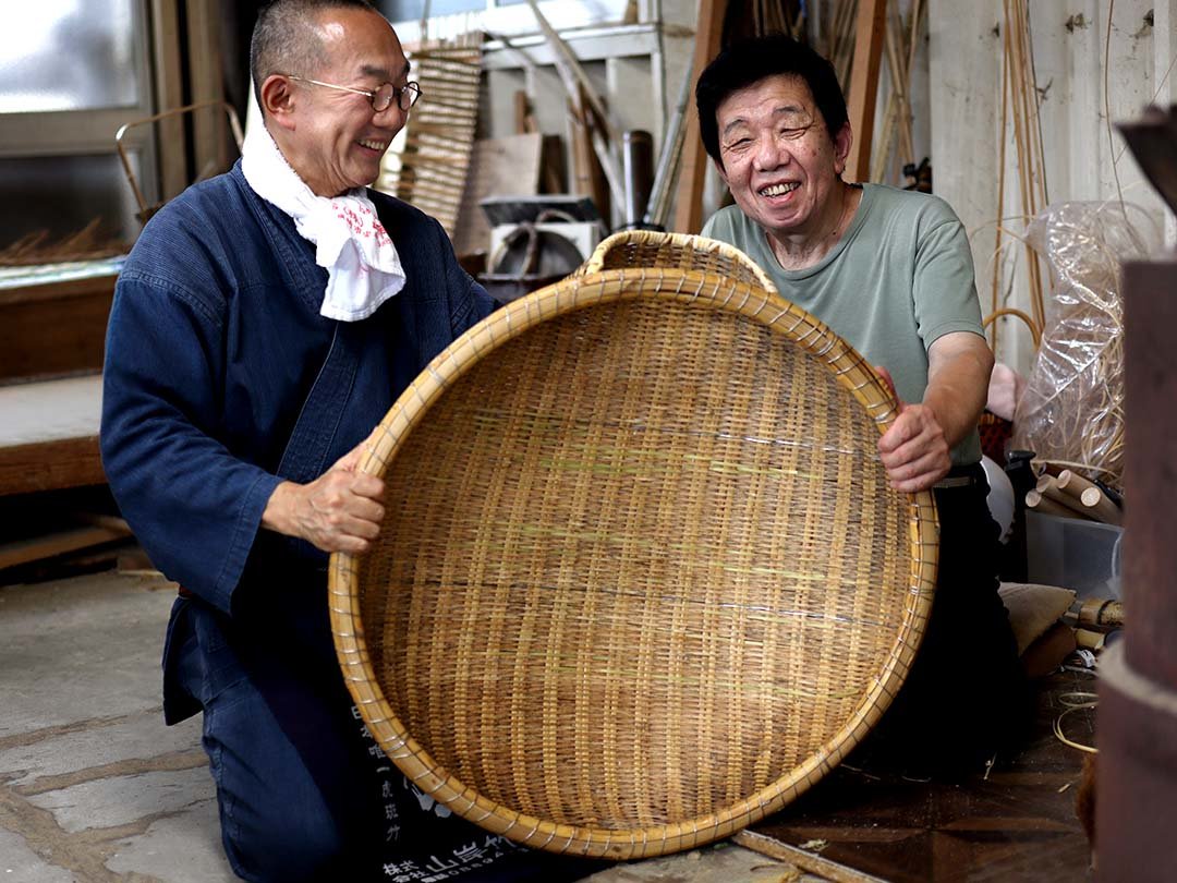 竹細工修理