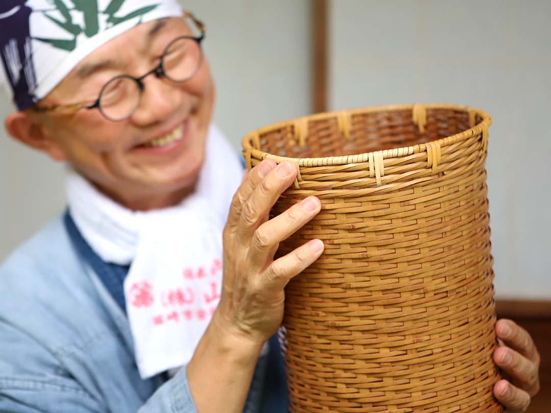 竹虎四代目(山岸義浩)、竹籠