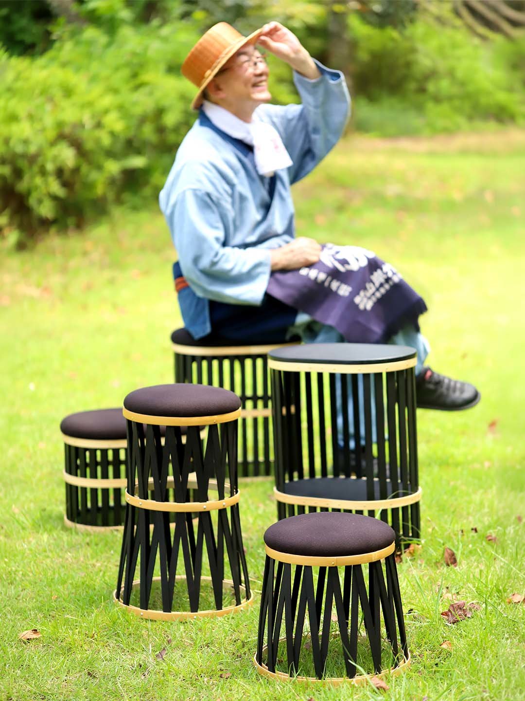 竹スツール