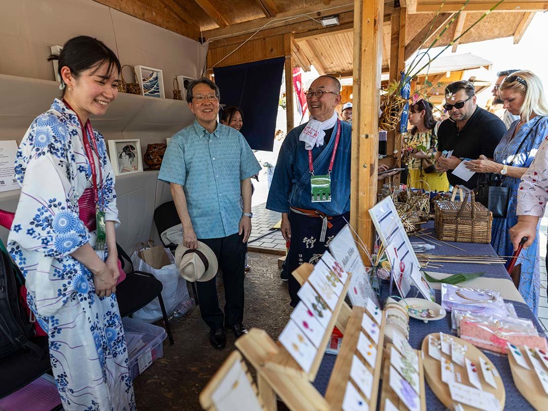 Mestersegek Unnepe（ブダ民芸祭）、日本ブース