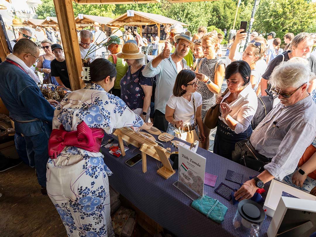 Mestersegek Unnepe（ブダ民芸祭）、日本ブース