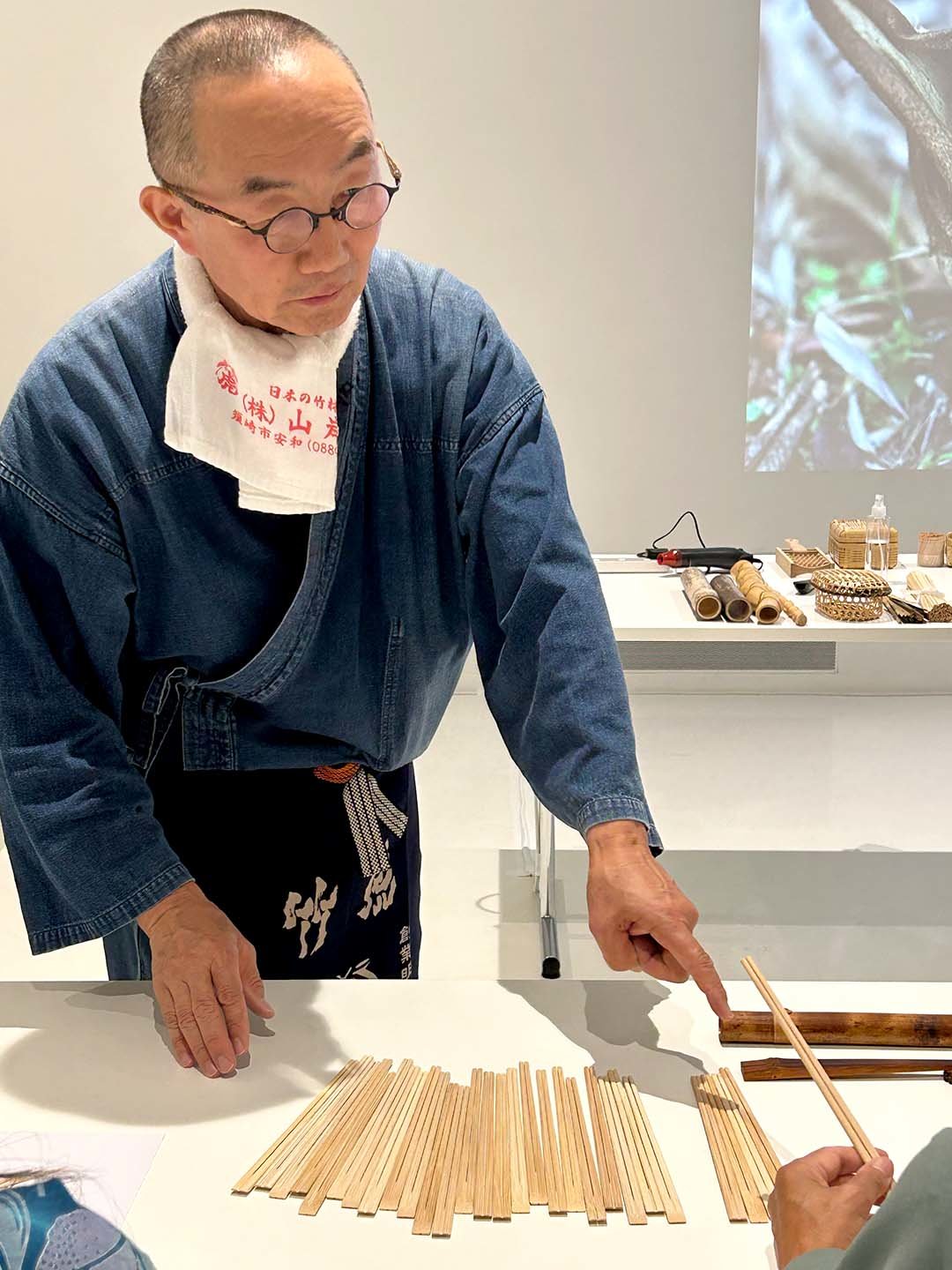 ジャパンハウス ロンドン(Japan House London)、竹虎四代目、日本の竹割り箸