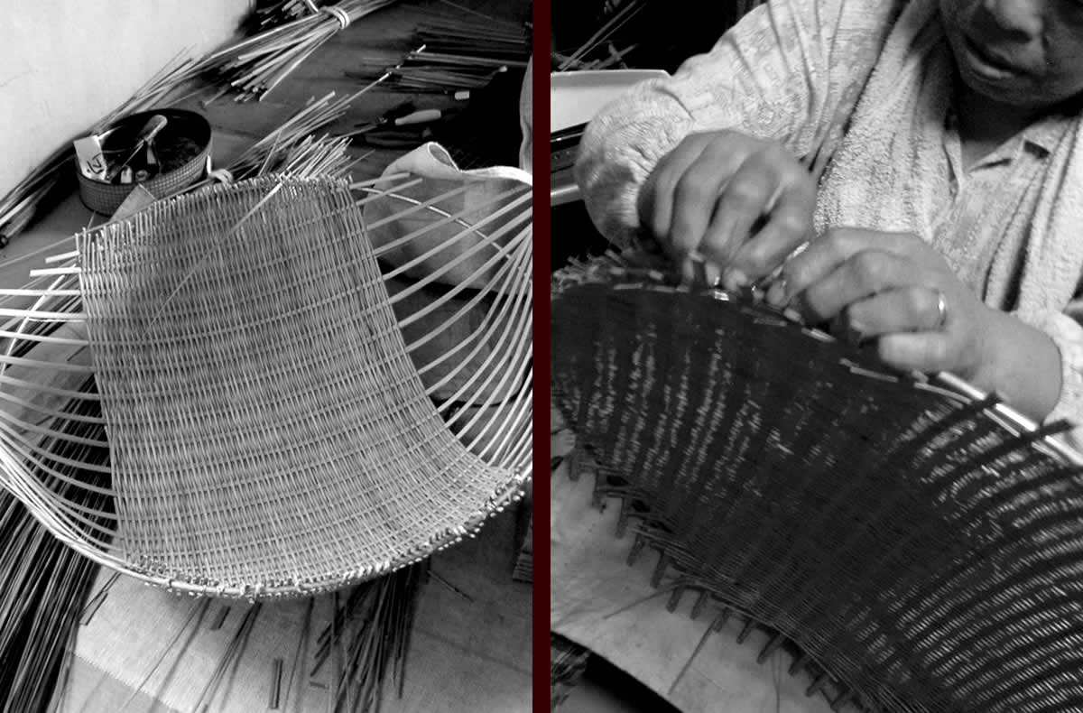 竹編み職人