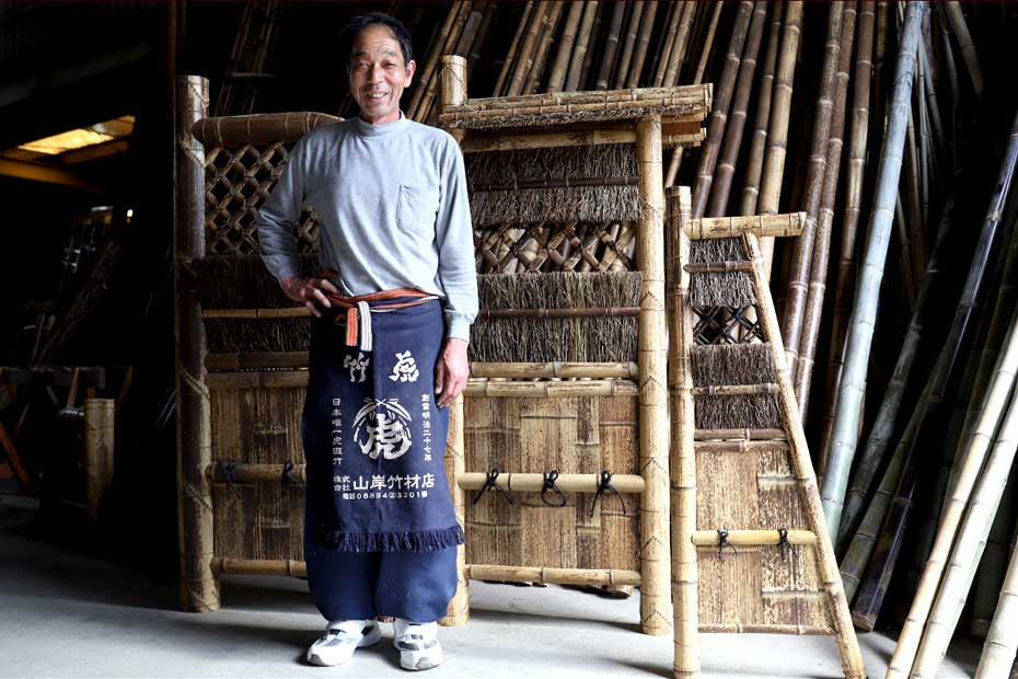 竹垣（虎竹ミニ光悦寺垣） 虎斑竹専門店 竹虎