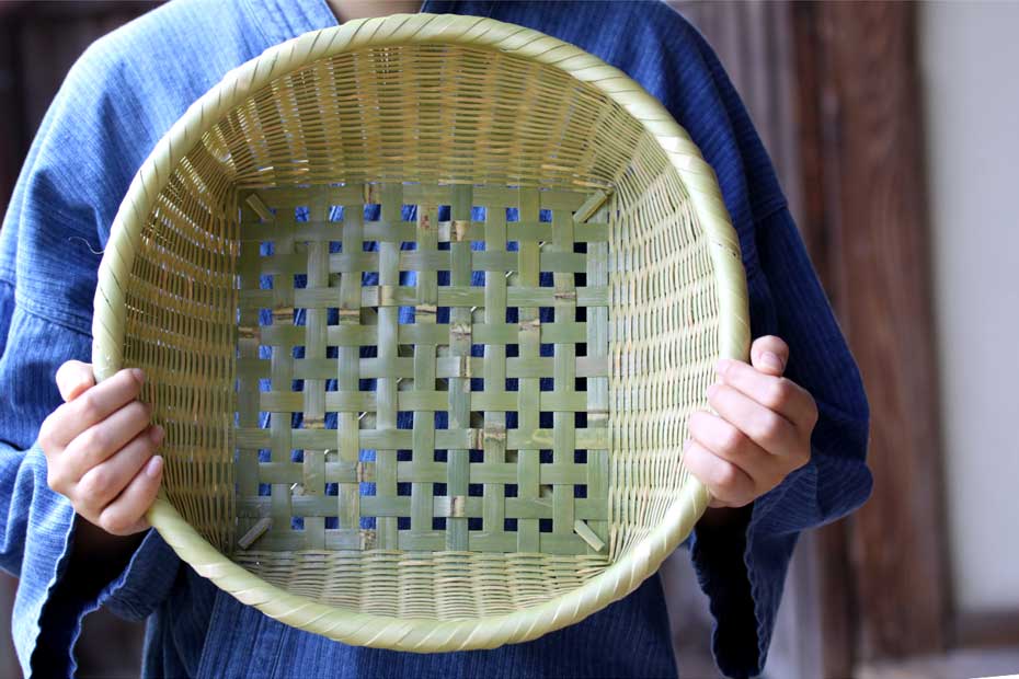 真竹茶椀籠