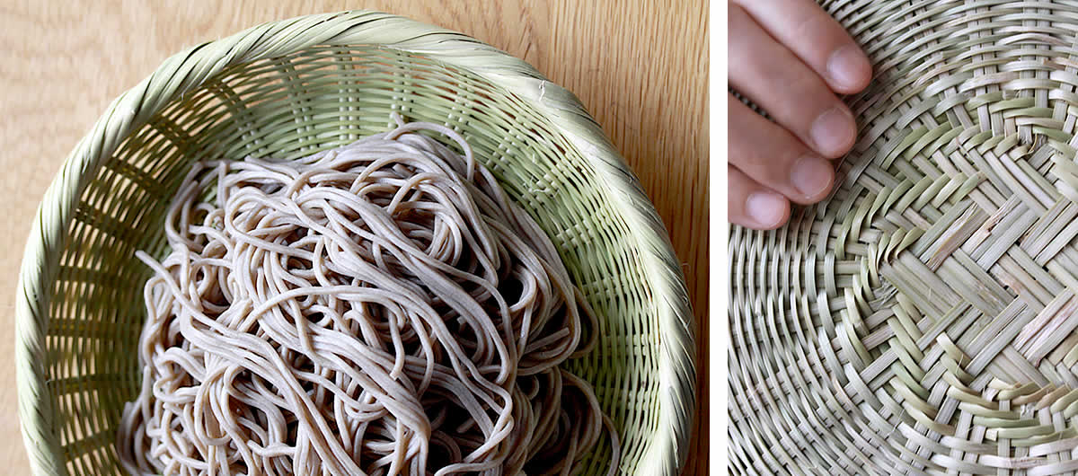 スズ竹蕎麦ざる（網代）